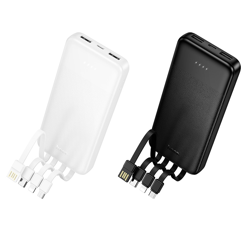 Power Bank 10000mAh with 4 Built-in Cables (J163)