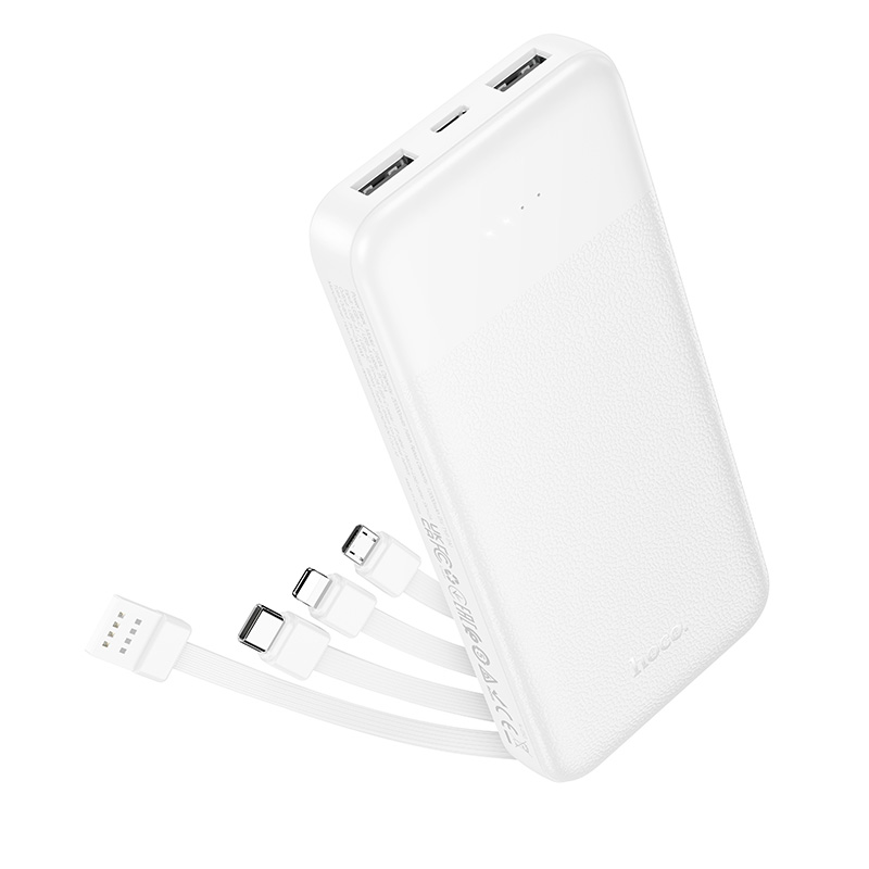 Power Bank 10000mAh with 4 Built-in Cables (J163) - Image 4