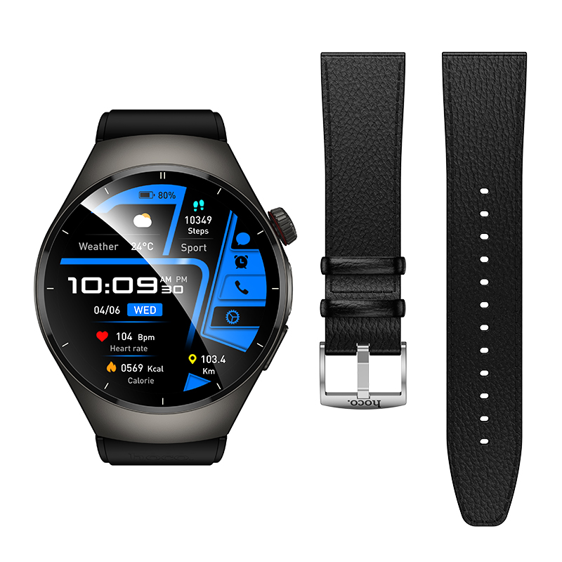 Smart Watch with 2 Straps (call Version (Y40) - Image 6