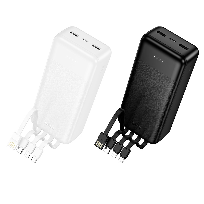 Power Bank 30000mAh with 4 Built in Cables (J163B)