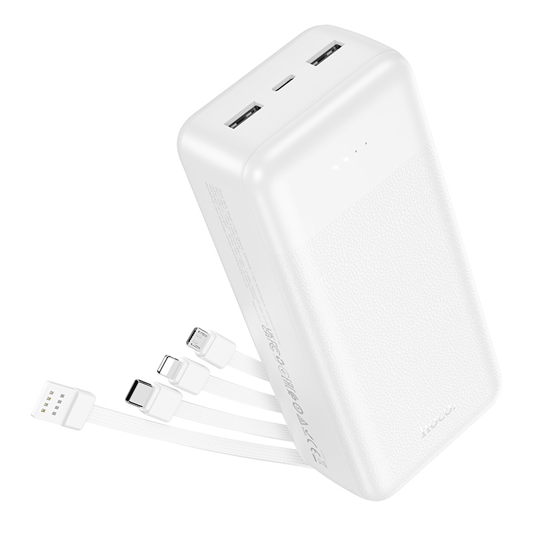 Power Bank 30000mAh with 4 Built in Cables (J163B) - Image 4