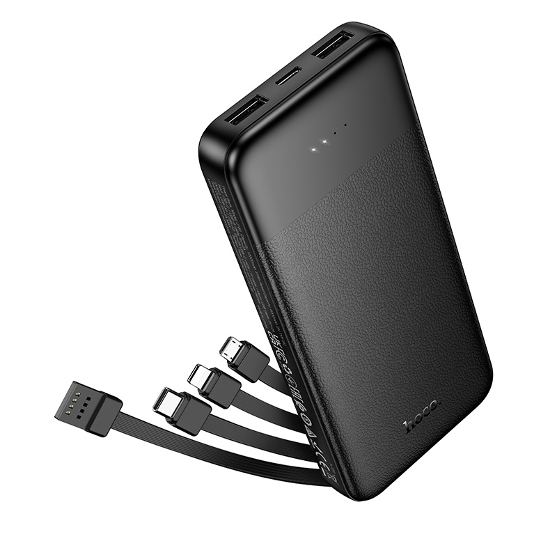 Power Bank 10000mAh with 4 Built-in Cables (J163) - Image 5