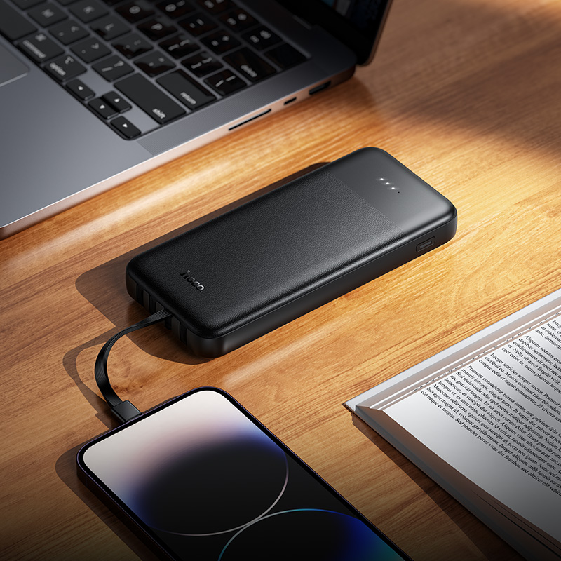 Power Bank 10000mAh with 4 Built-in Cables (J163) - Image 9