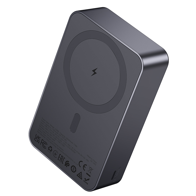 PD20W Power Bank 20000mAh with Magnetic Wireless Fast Charging (J160B) - Image 6