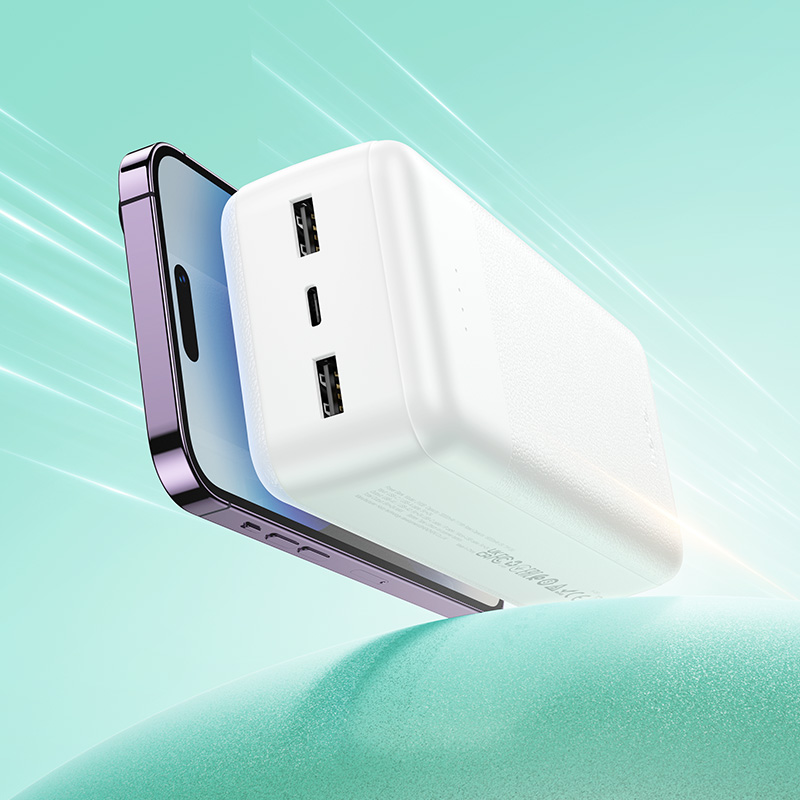 Power Bank 30000mAh with 4 Built in Cables (J163B) - Image 10