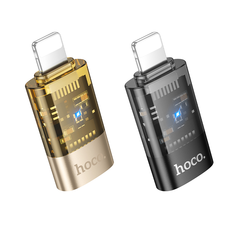 Lightning Male to C Female OTG Transparent Adapter (UA36A)