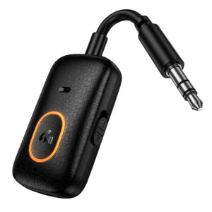 AUX BT audio receiver transmitter E151 HOCO Black View 1