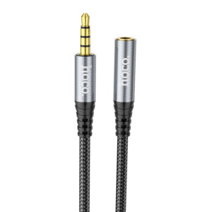 UPA20 3.5 audio extension cable HOCO Metal Gray View 1