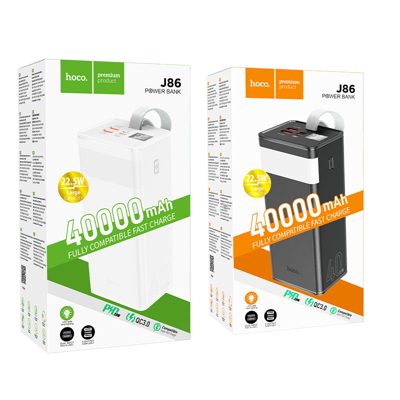Power Bank Powermaster 22.5W (40000mah (J86) - Image 2