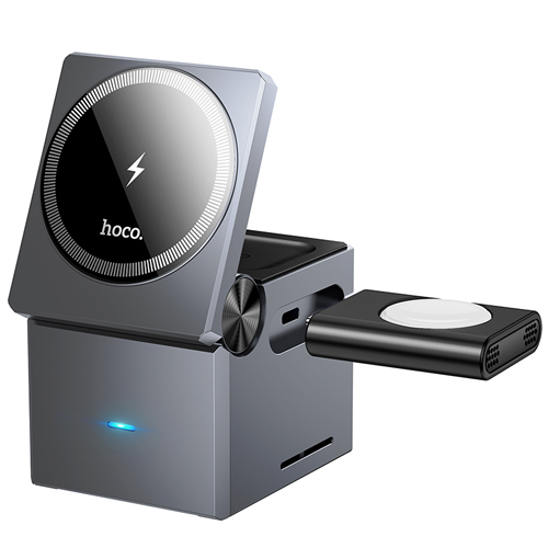 3 in 1 Folding Magnetic Wireless Fast Charger (CQ8) - Image 4