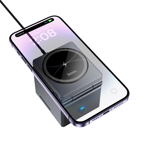 3 in 1 Folding Magnetic Wireless Fast Charger (CQ8) - Image 5