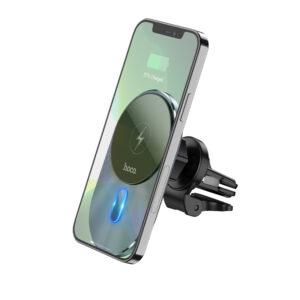 CA91 magic magnetic wireless car holder HOCO Gray View 1