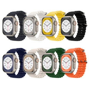 Iwatch Original Series Marine Double Buckle Silicone Strap (42/44/45/49mm (WA12)