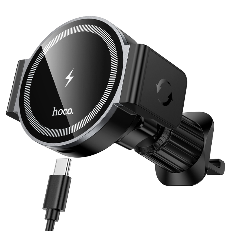 Power Electric Magnetic Wireless Fast Charging Car Holder (HW35)