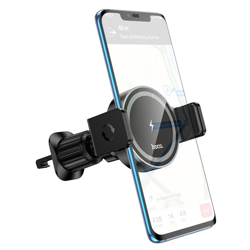 Power Electric Magnetic Wireless Fast Charging Car Holder (HW35) - Image 3