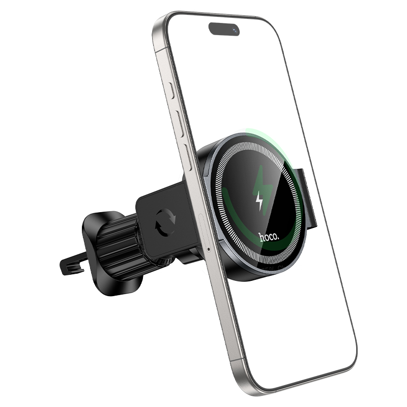 Power Electric Magnetic Wireless Fast Charging Car Holder (HW35) - Image 4