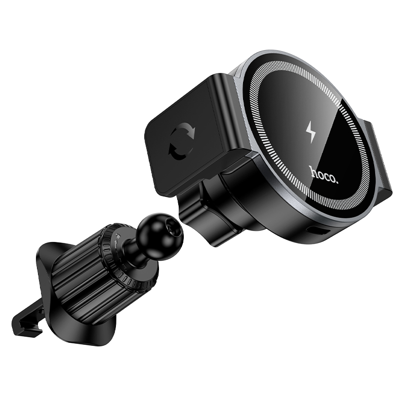 Power Electric Magnetic Wireless Fast Charging Car Holder (HW35) - Image 6