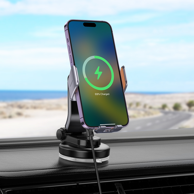 Transparent Discovery Edition Wireless Fast Charging Car Holder (HW8) - Image 8