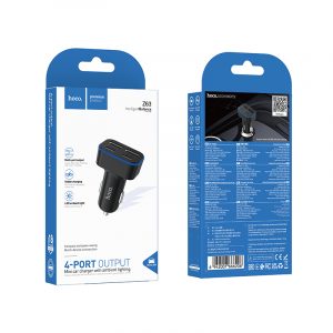 Hoco Four-Port Car Charger Z63 - image 5