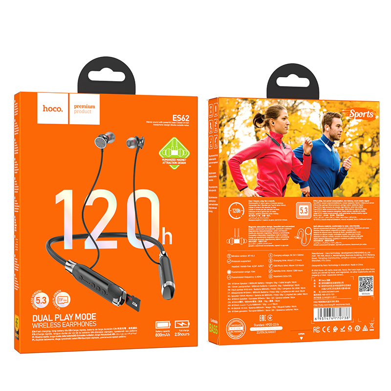 Pretty Neck-hang Bluetooth Earphones (ES62) - Image 2