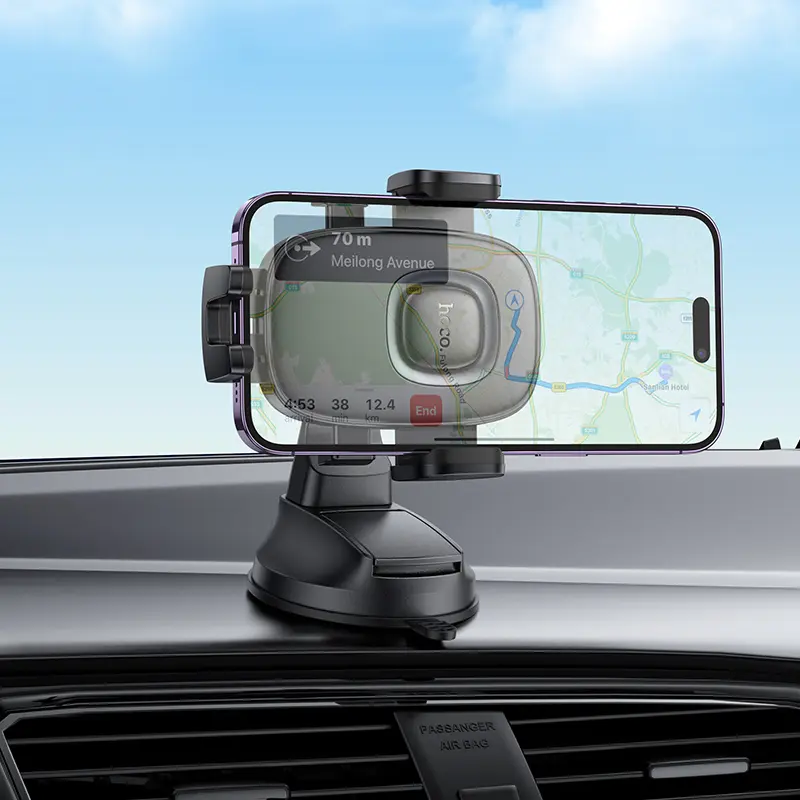 car phone holder H76 Crown one-button – dashboard mount - Image 7