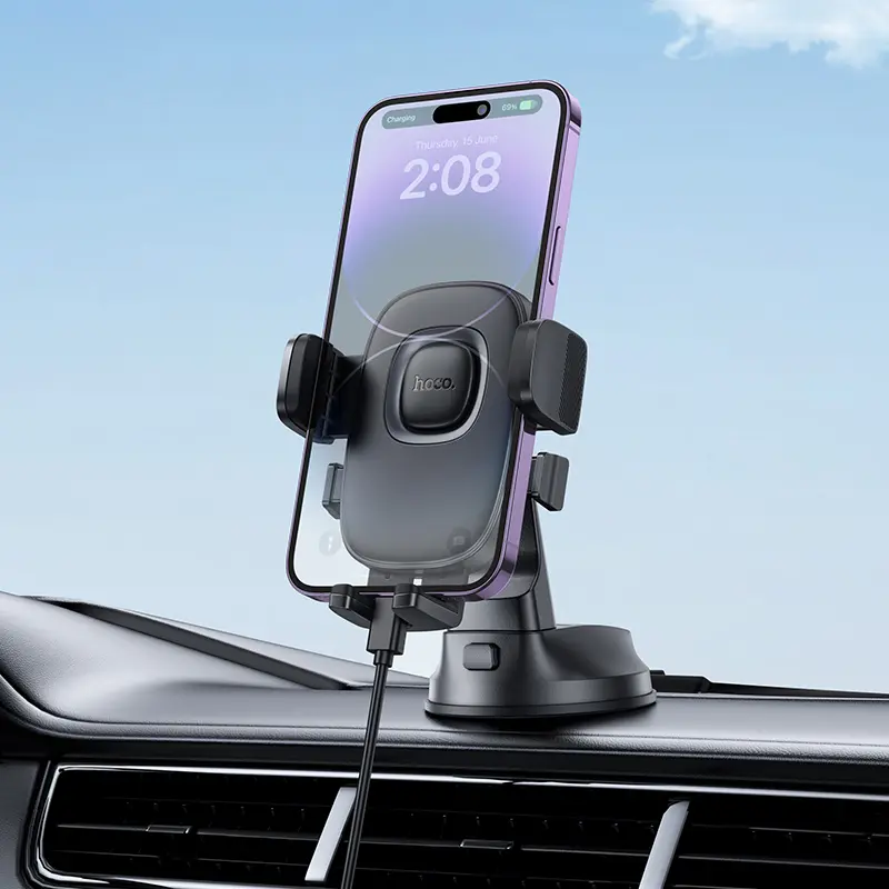 car phone holder H76 Crown one-button – dashboard mount - Image 8