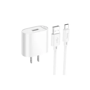 c109 fighter single port – C109(10.5W) Fighter single port charger set(Type-C)(US)