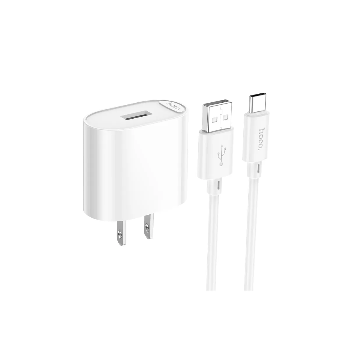 c109 fighter single port – C109(10.5W) Fighter single port charger set(Type-C)(US)