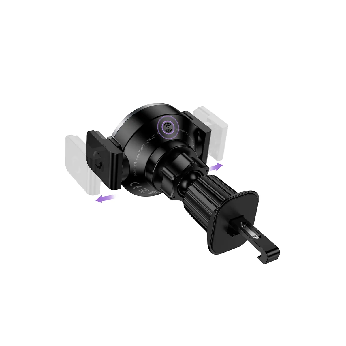 HW35 Power electric magnetic wireless fast charging car holder(air outlet) – image 8