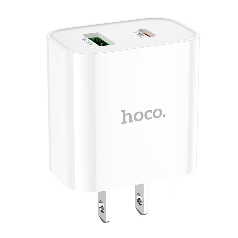 HOCO C80 Plus Rapido PD20W+QC3.0 charger(US) - C80 Plus Rapido