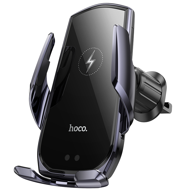 HOCO CA202 Plus Enlightener infrared induction wireless charging car holder(air outlet) - Car Phone Holder Mount SWP-CA202