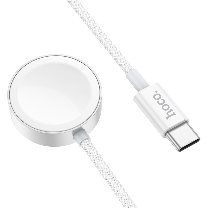 CW59 iWatch SAM watch wireless charger HOCO White View 2