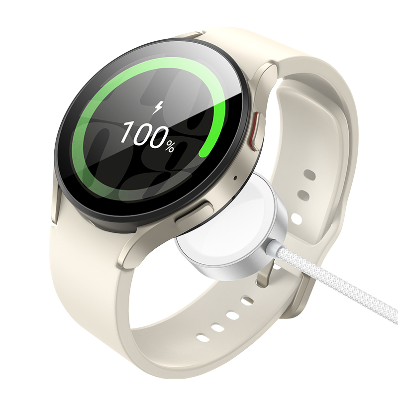 CW59 iWatch SAM watch wireless charger HOCO White View 4