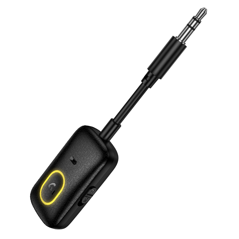 AUX BT audio receiver transmitter E151 HOCO Black View 3