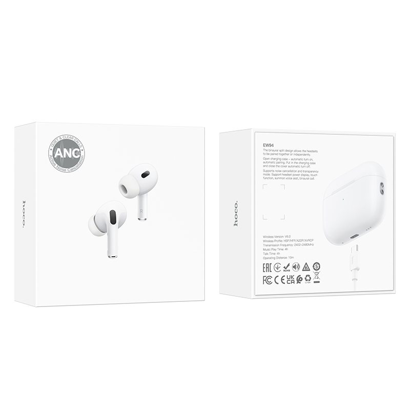 true wireless ANC BT headset EW94 HOCO White View 9