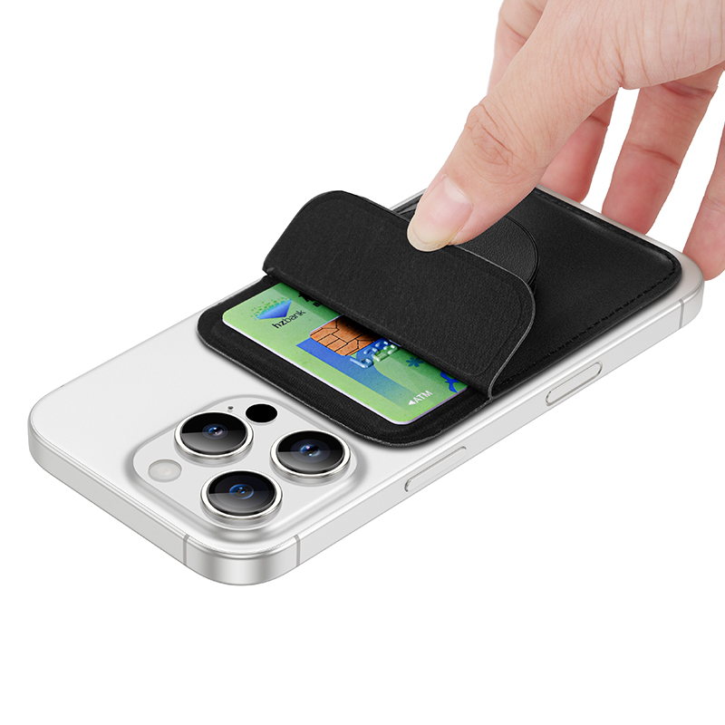 GT6 Magnetic card holder HOCO Black View 8