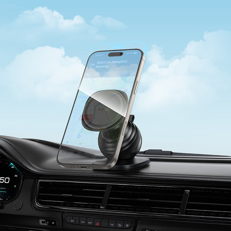 daisy magnetic ring car holder H103 HOCO Black View 6