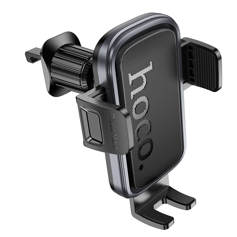 H78 Vista push-type car holder HOCO Black Metal Grey View 3