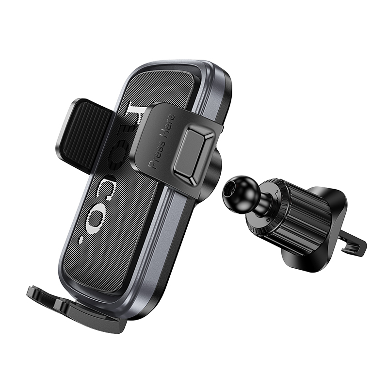 H78 Vista push-type car holder HOCO Black Metal Grey View 4