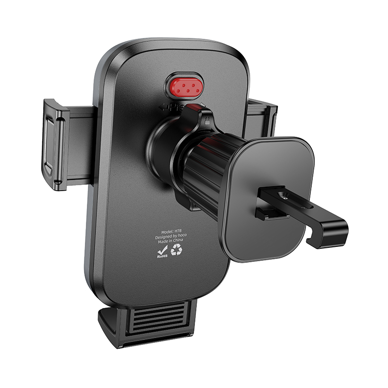 H78 Vista push-type car holder HOCO Black Metal Grey View 6