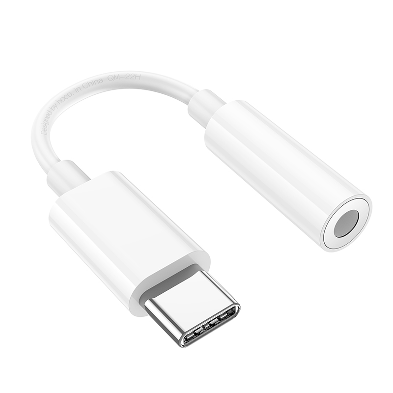 LS35 Type-C to 3.5mm digital audio converter HOCO White View 2