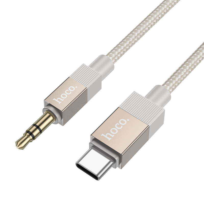 UPA32B Type-C digital audio conversion cable HOCO Black Gold View 2