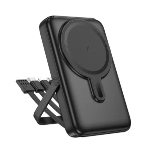 HOCO J135 10000mAh Magnetic Power Bank with Cables Black View 5