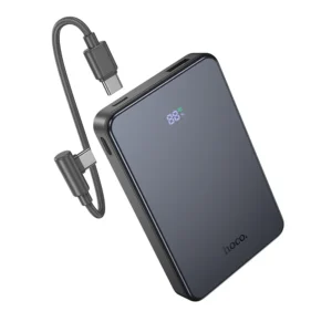 HOCO 10000mAh Power Bank with Cable for Fast Portable Charging J170 Starlight - Fast Charge Portable Power Bank SWP-J170