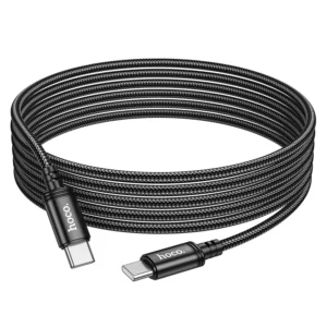 HOCO X91 60W Type-C to Type-C Charging Cable 3m Black Braided Wire