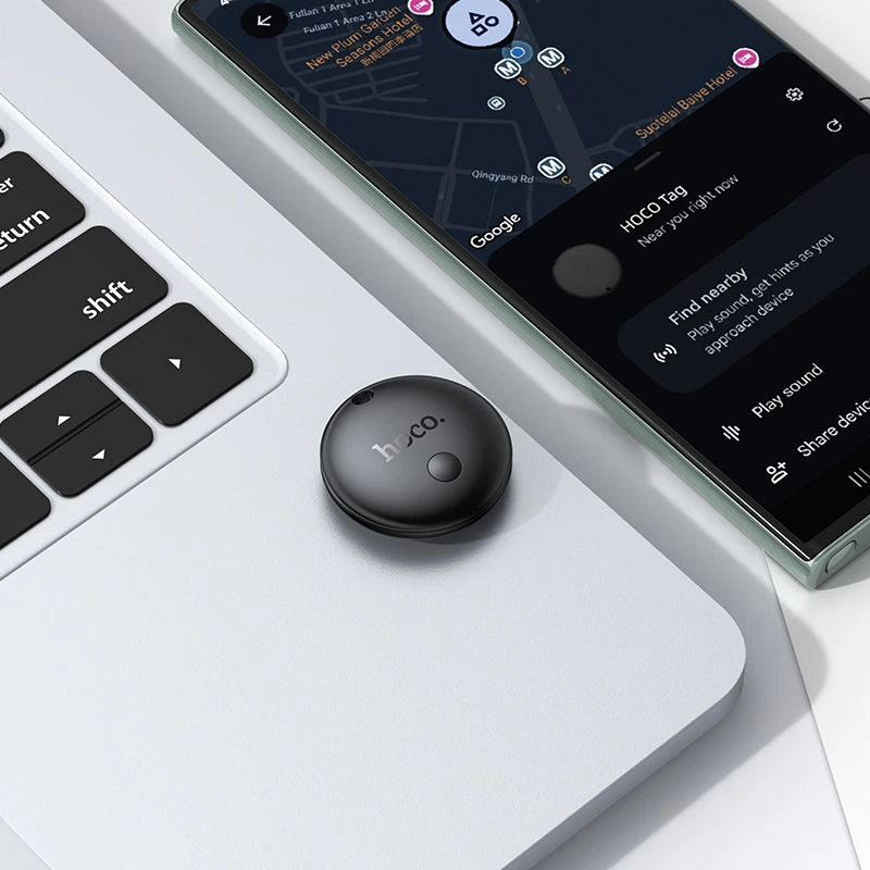 HOCO E93A Valley G00G Tracker Black - Google Find My Device App